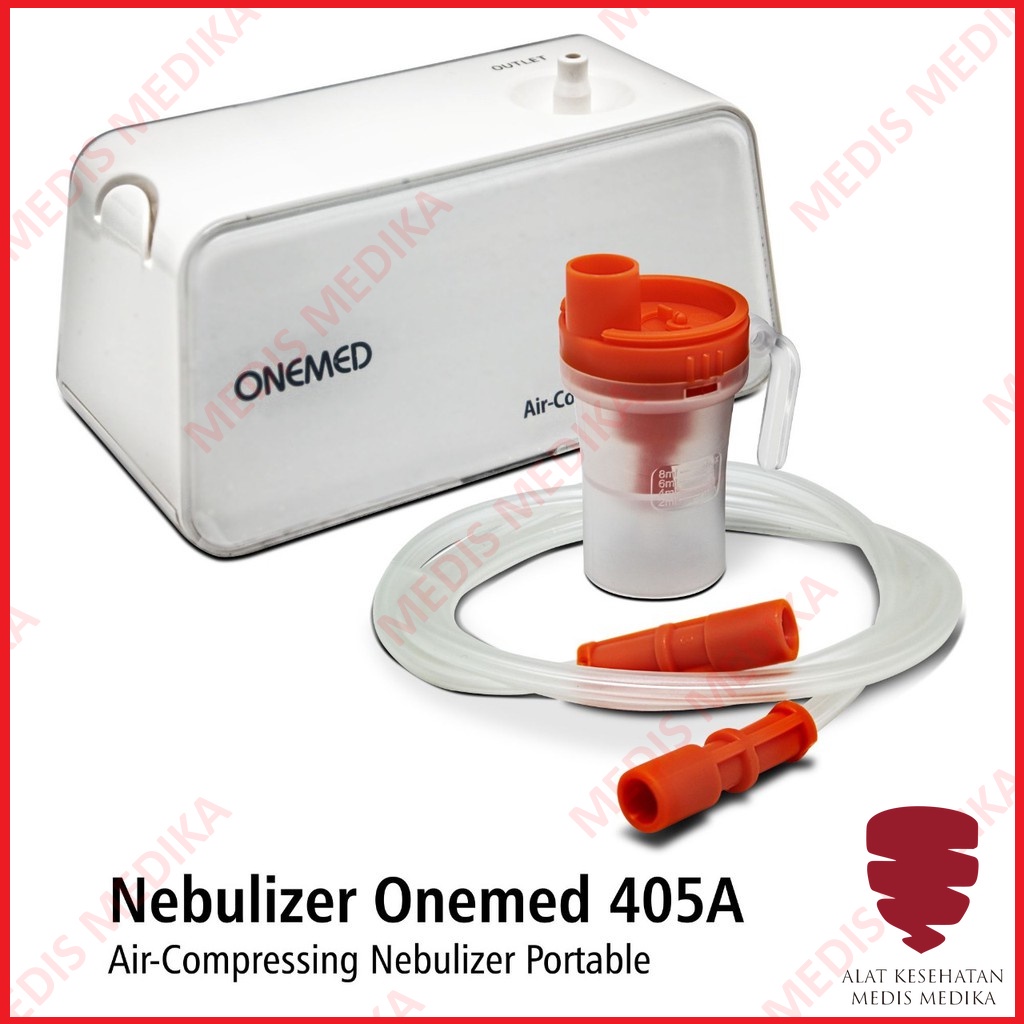 Compressor Nebulizer Onemed 405A Portable Alat Uap Terapi Pernafasan