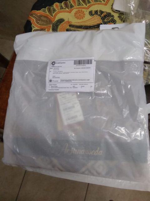 Arjuna Weda Kemeja Batik Border Banji - Biru