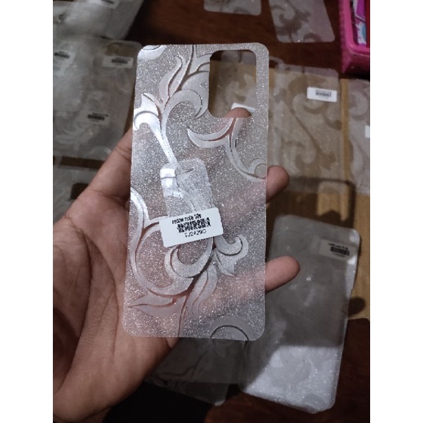 Garskin Glitter Bunga premium Redmi Note 10 5G, Redmi Note 10s