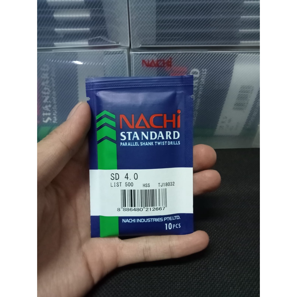 ORIGINAL !! Nachi Mata Bor Besi HSS Asli 2/ 2.5/3.0/ 3.5/4.0/ 4.5/ 5/ 5.5/ 6.0/ 8.0/ 10.0 mm (ORIGINAL 100%) HARGA PER 1 pcs