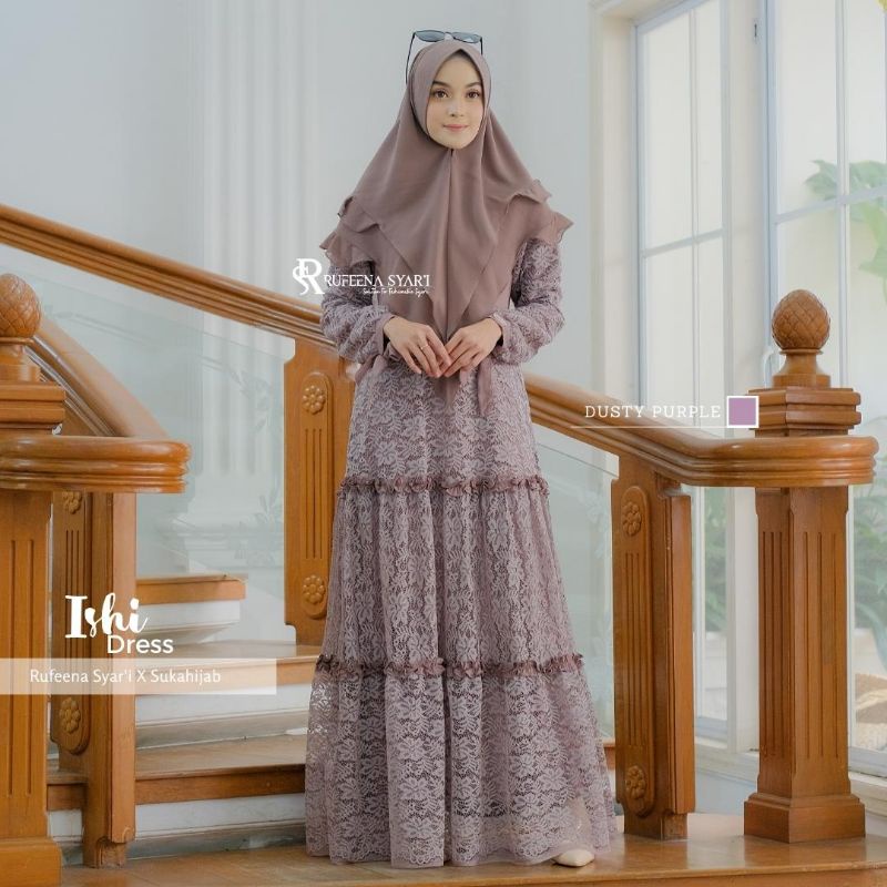 dress kondangan/ dress brokat/ dress muslimah by Rufeena Syar'i