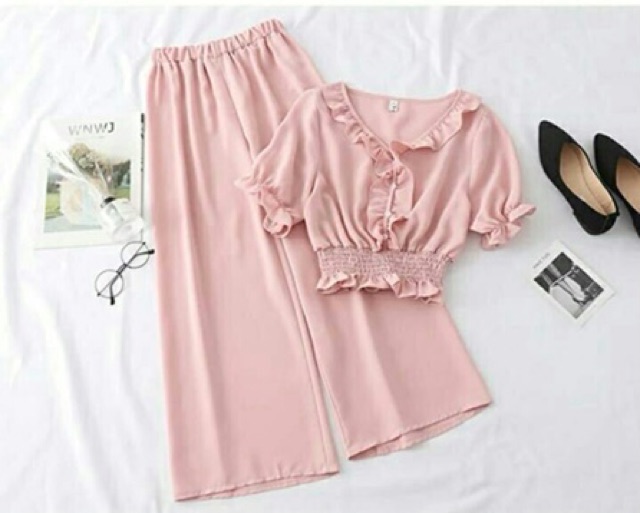 (3 warna) NS STELAN YEMI / Stelan wanita modern / Stelan wanita korea