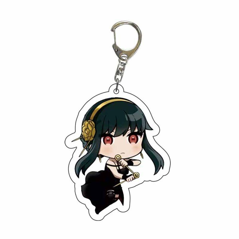 Needway SPY X Aksesoris Interior Keluarga Gantungan Kunci Anya Kartun Acrylic Keychain