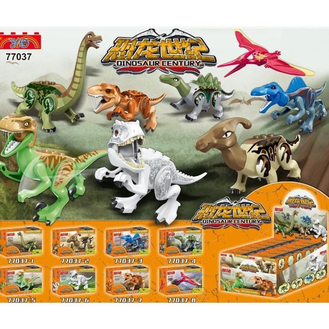 Terbaru !!!! Lego Dinosaurus 1 set isi 8 pcs / Lego Jurassic Park 1 set 8 pcs A