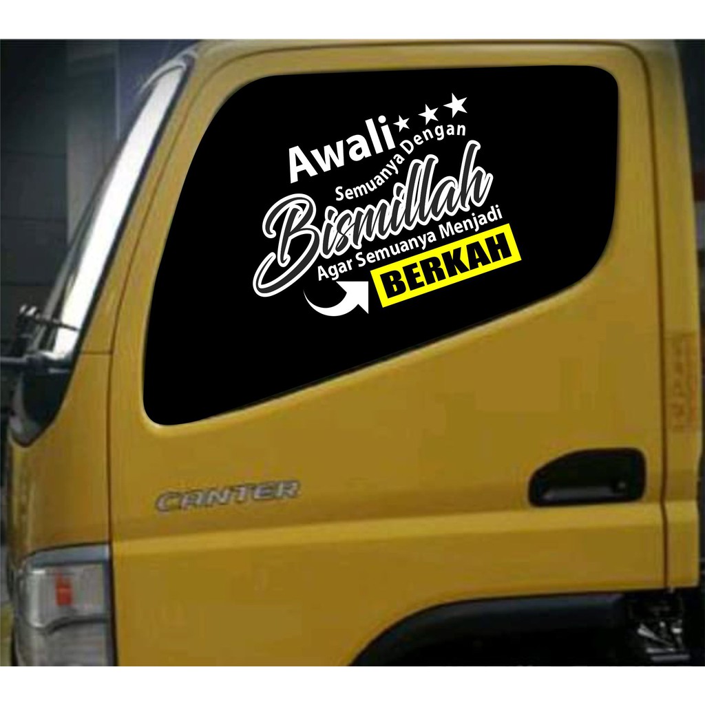 STICKER SKOTLET STIKER KACA PINTU/KACA/BODY MOBIL TRUCK/PICK UP/L300 KATA KATA KACA part 1