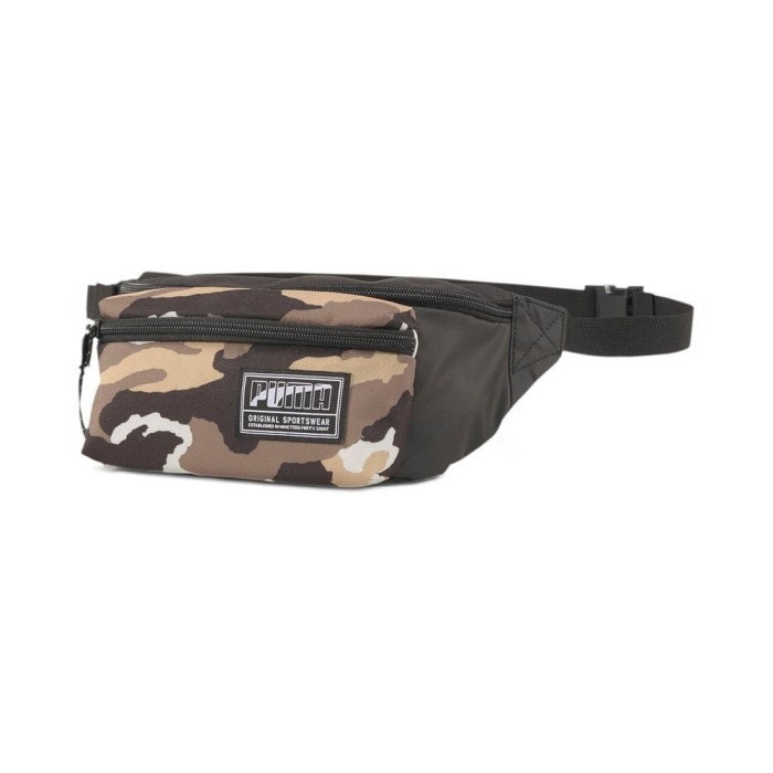 Tas Waistbag PUMA Academy Waist Bag Puma Black-Pebble 075855 27
