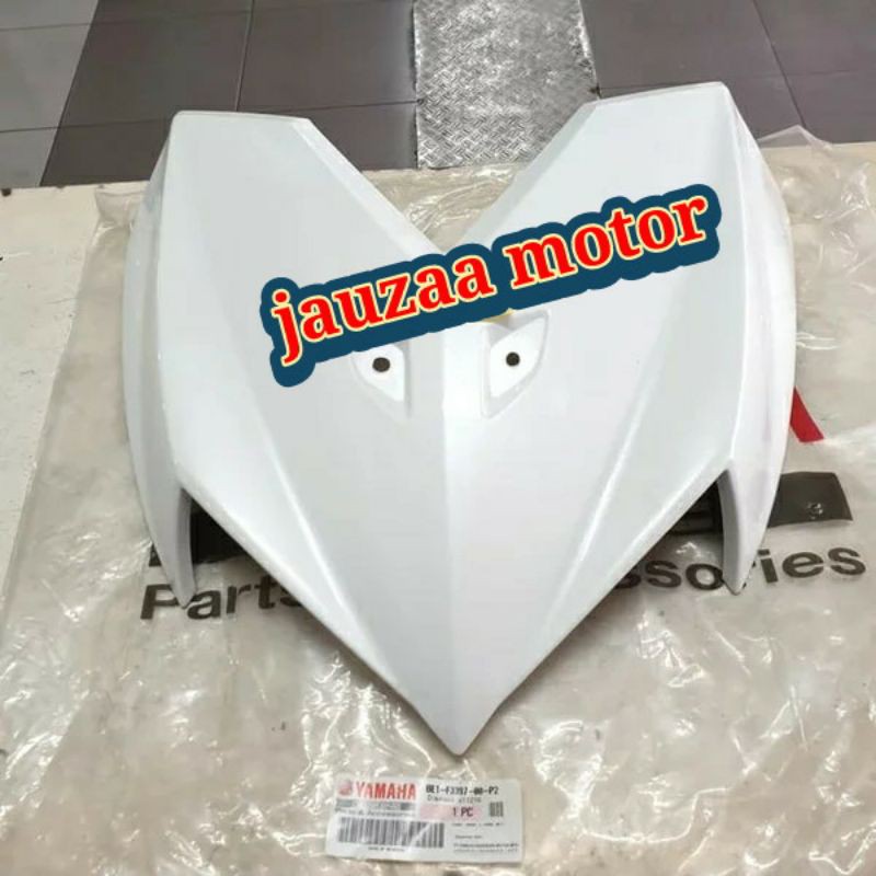 TAMENG DASI DEPAN AEROX 125 PANEL FRONT AEROX 125 PUTIH ORI YAMAHA YGP