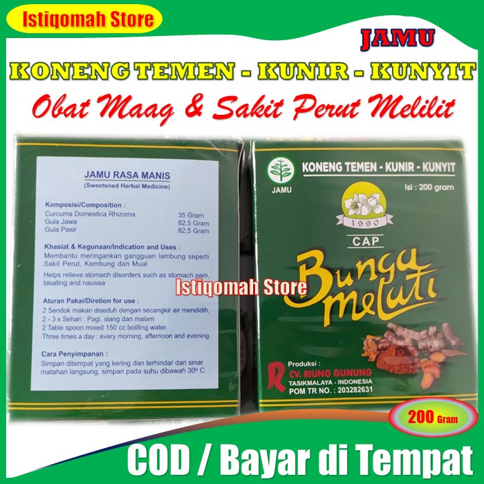 

COD Obat Maag Maagh Sakit Perut Mag Magh Perut Melilit Herbal Ampuh - KONENG TEMEN KUNIR KUNYIT