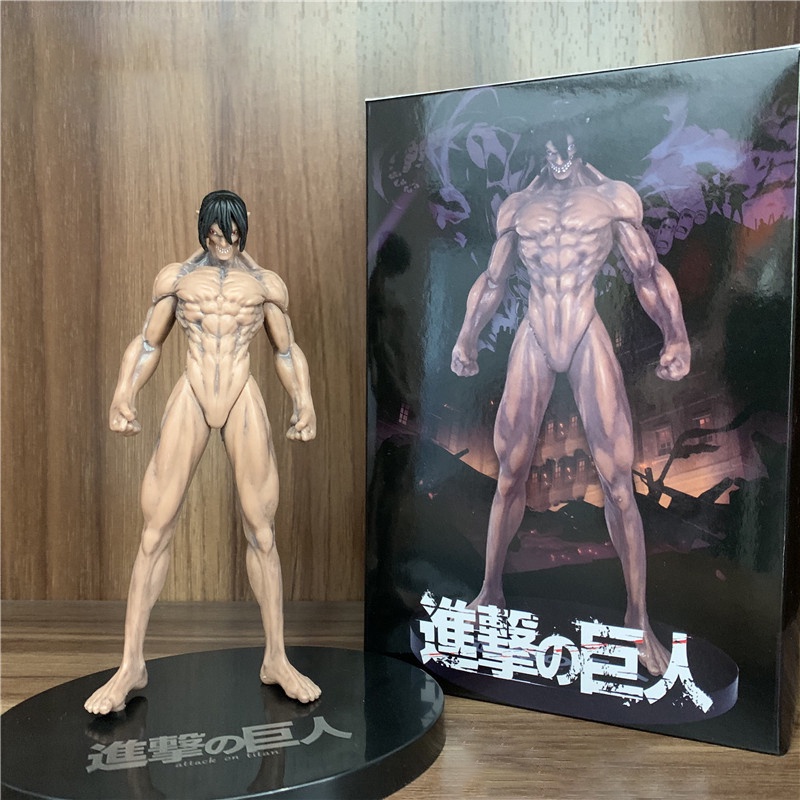 Mainan Action Figure Anime Attack on Titan Bahan PVC Ukuran 15cm