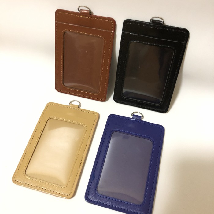 

Id Card Holder Kulit ID Card Nametag Kulit 2 Slot / Badge ID