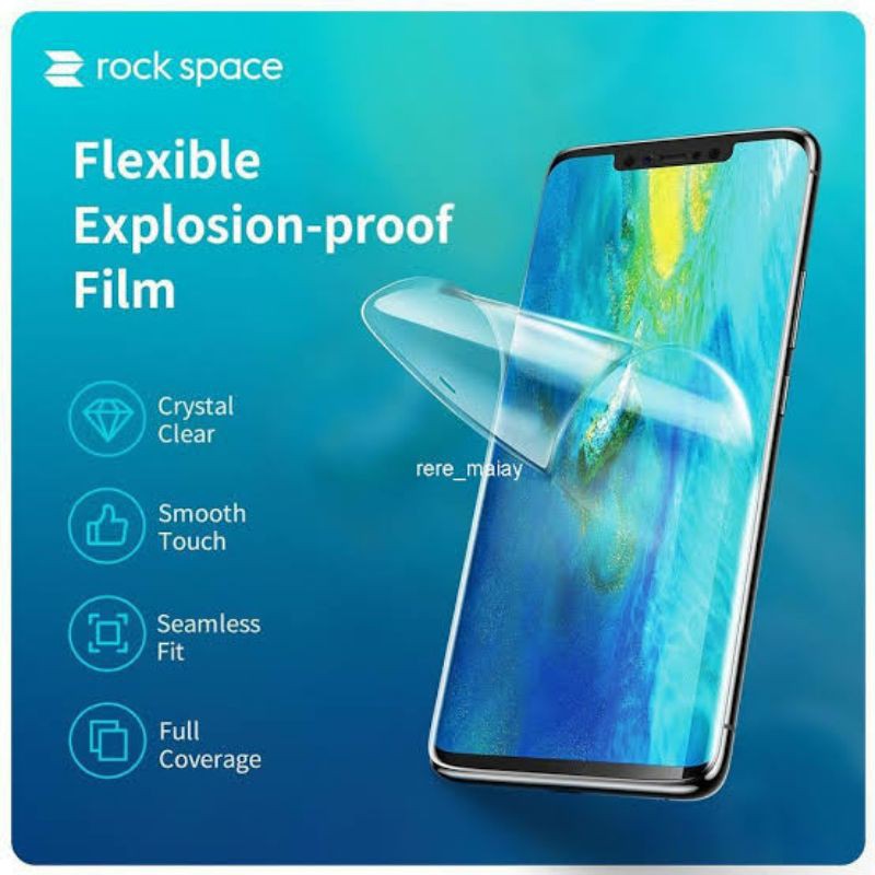 anti gores hydrogel original Oase Rockspace Cristal clear semua type Handphone