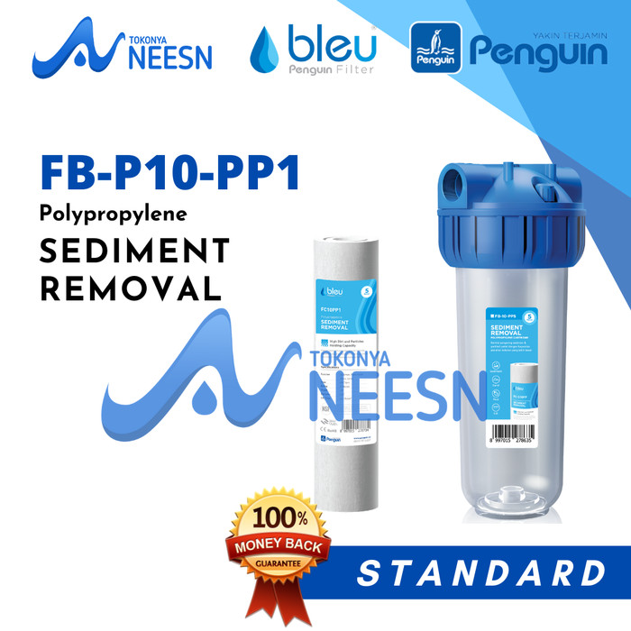 Filter Air sumur | Tanah | PAM | PDAM EUBY &amp; Bleu penguin 10 inch STD PP