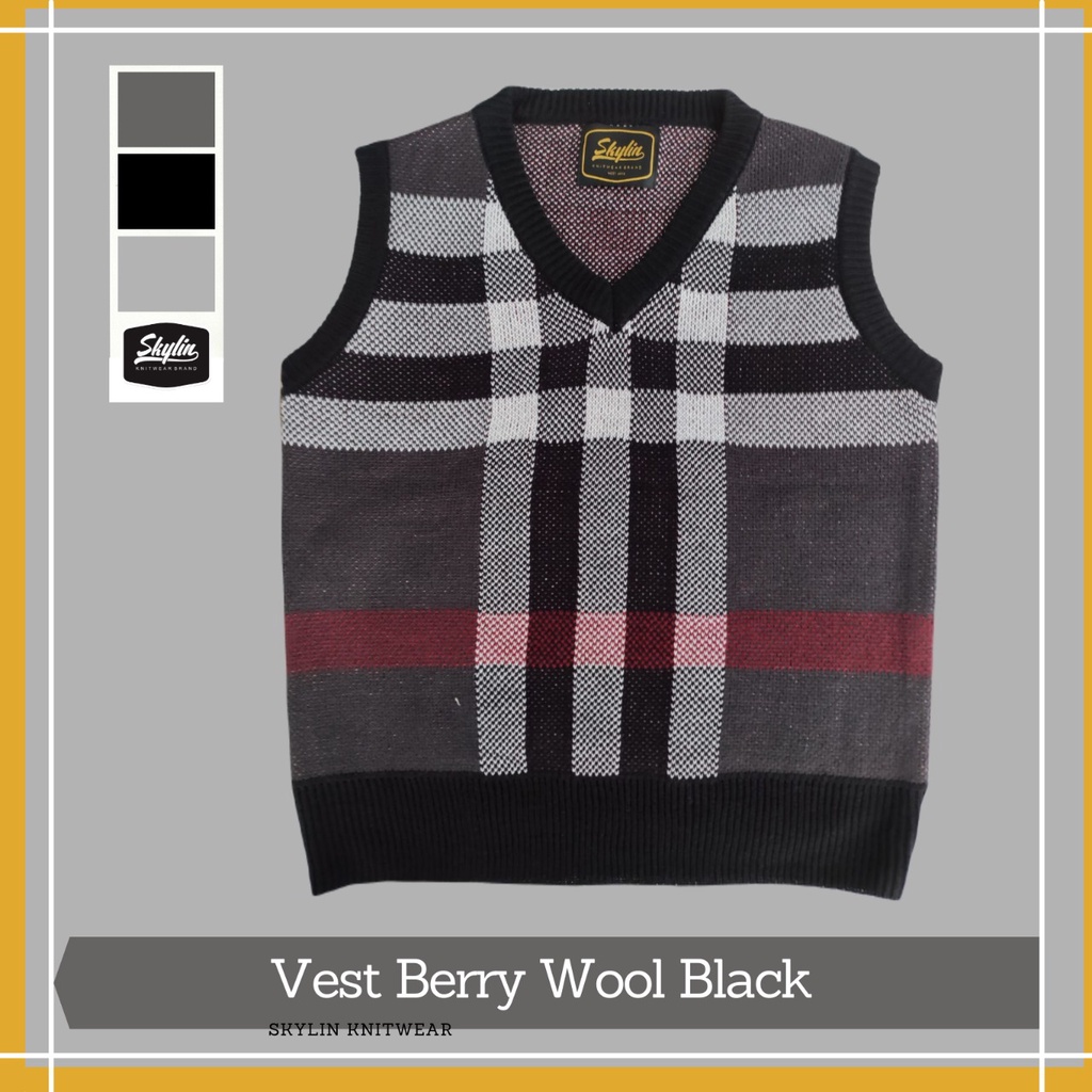 Vest Berry Wool Premium 2 Colors