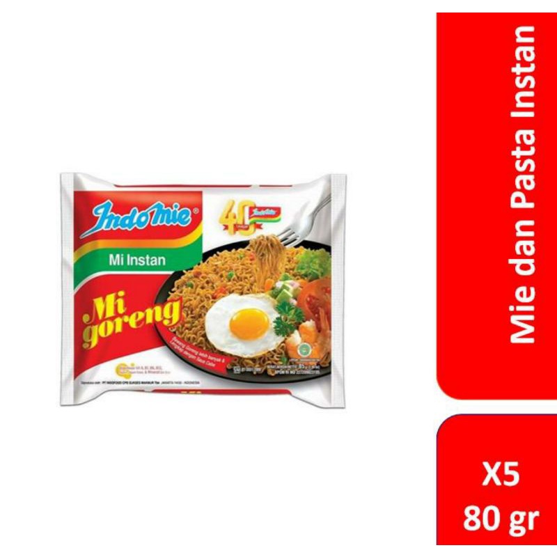 

INDOMIE GORENG / MIE INSTAN GORENG BUNDED 5PCS / MIE GORENG PAKET 5PCS / MIE GORENG PAKET 5 PCS / INDOME GORENG INSTAN 5 PCS