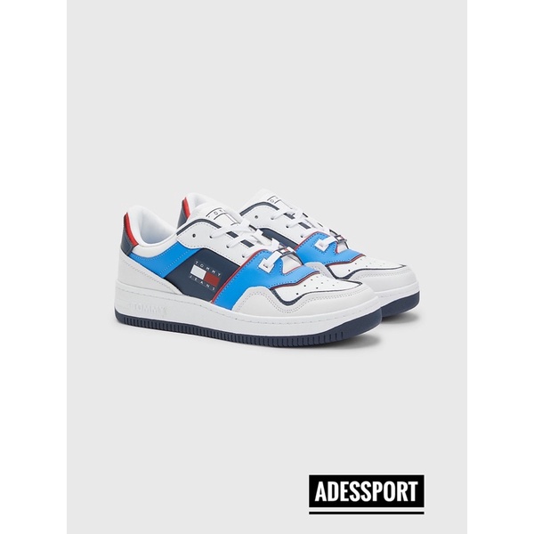 TOMMY JEANS  JEANS SNEAKERS LEATHER NEW ARRIVAL ORIGINAL AUTHENTIC