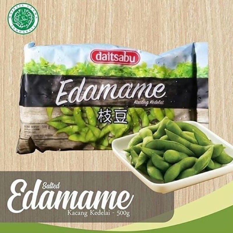 DELUXE edamame  500gr/ kacang kedelai salted 500gr/ edamame deluxe