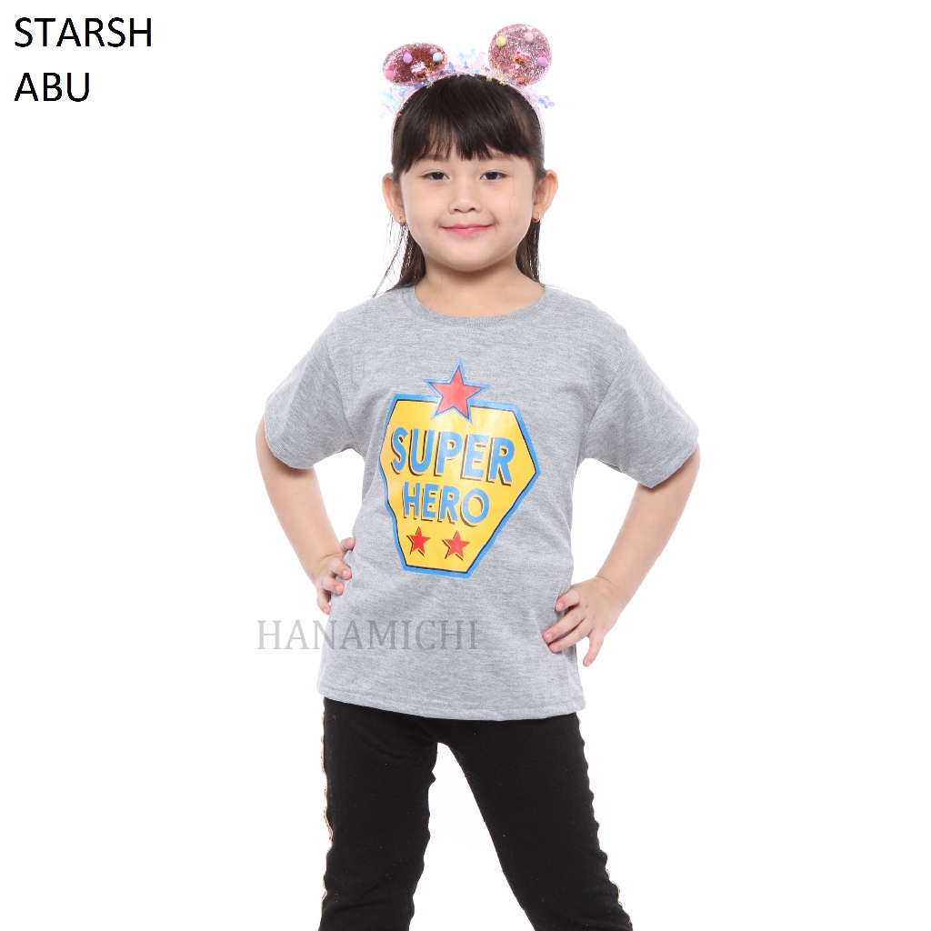 Hanamichi STARSH Kaos Sablon Anak Lengan Pendek