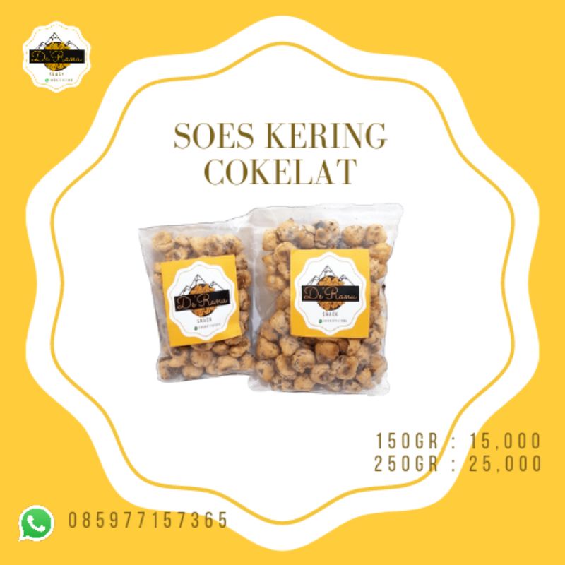 

De'Ranu Snack - Soes Kering Coklat Mini - GG Soes