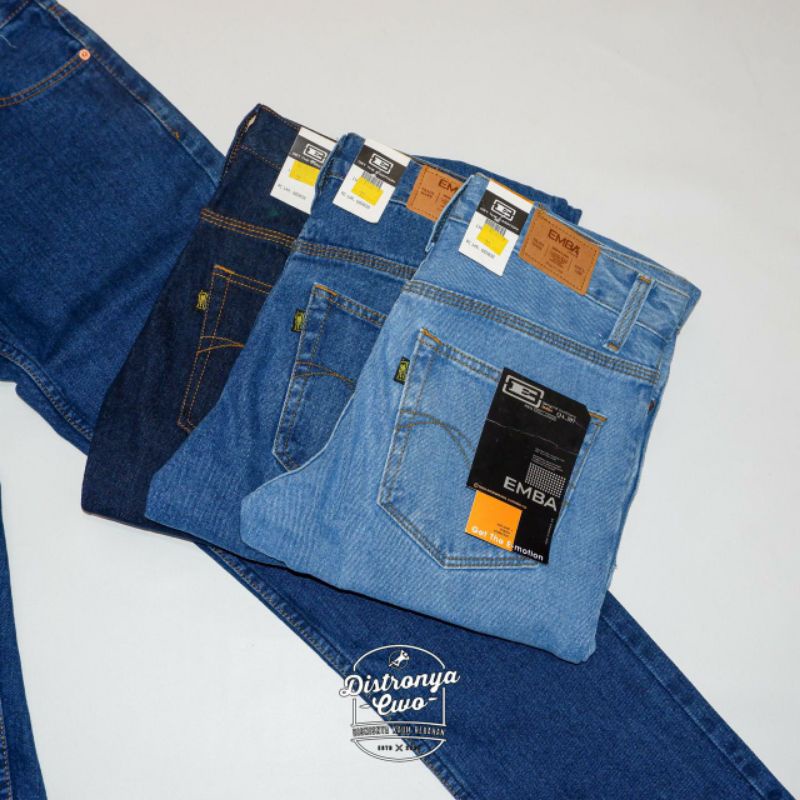 CELANA PANJANG EMBA JEANS PREMIUM