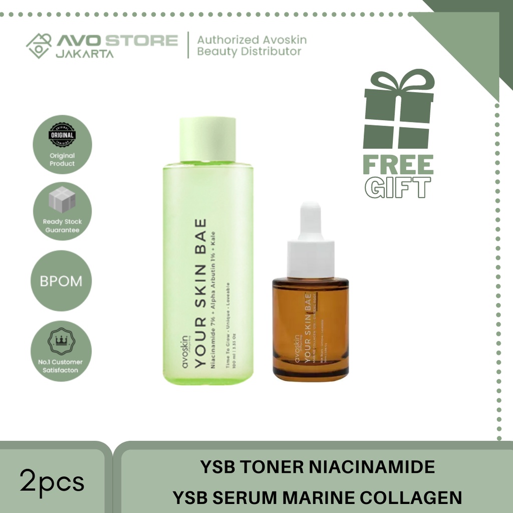 [BUNDLING] YSB Toner Niacinamide - YSB Serum Marine Collagen