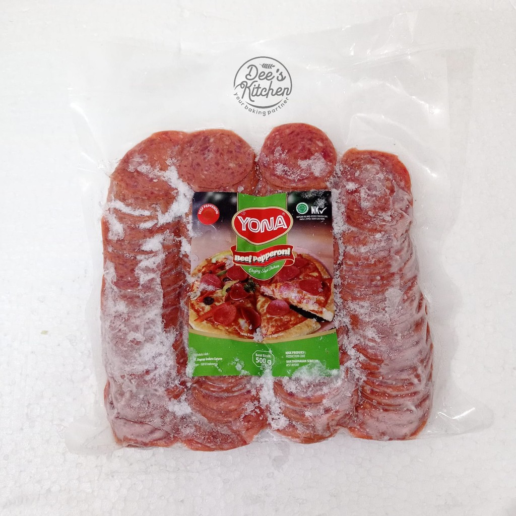 

YONA BEEF PEPPERONI 500GR - FROZEN FOOD