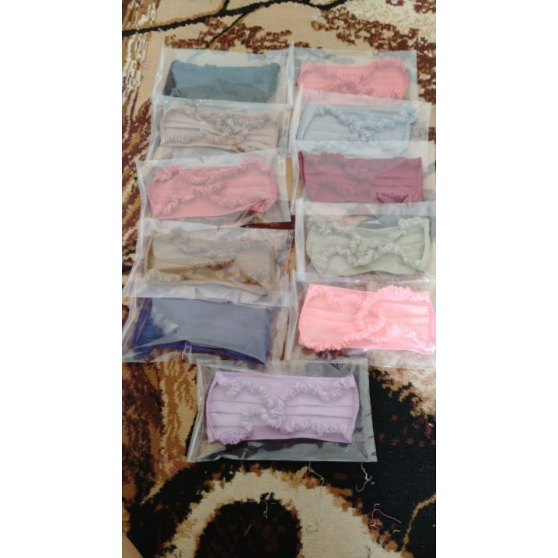 masker serut hijab