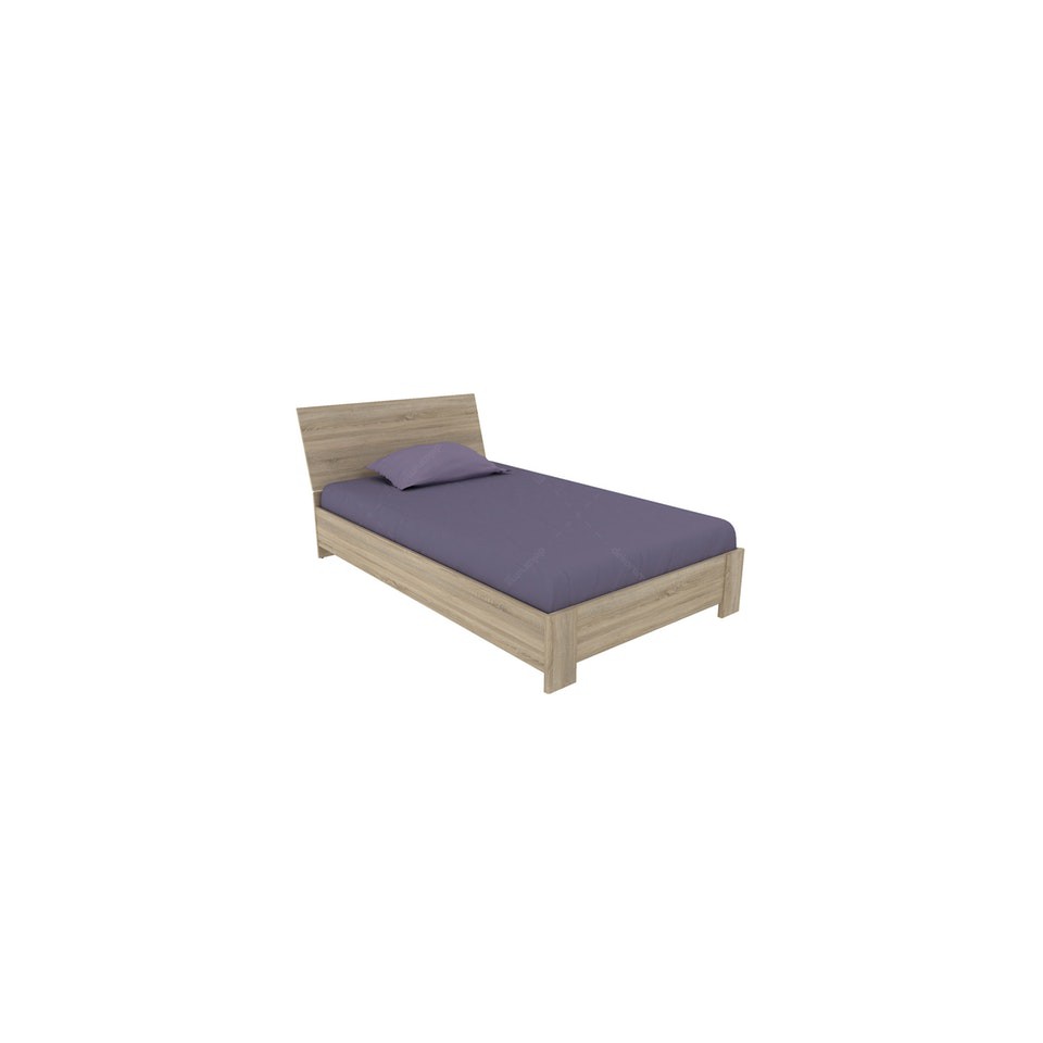 Dipan Single Bed Standard Bahan Full Kayu Solid Pinus/Jati