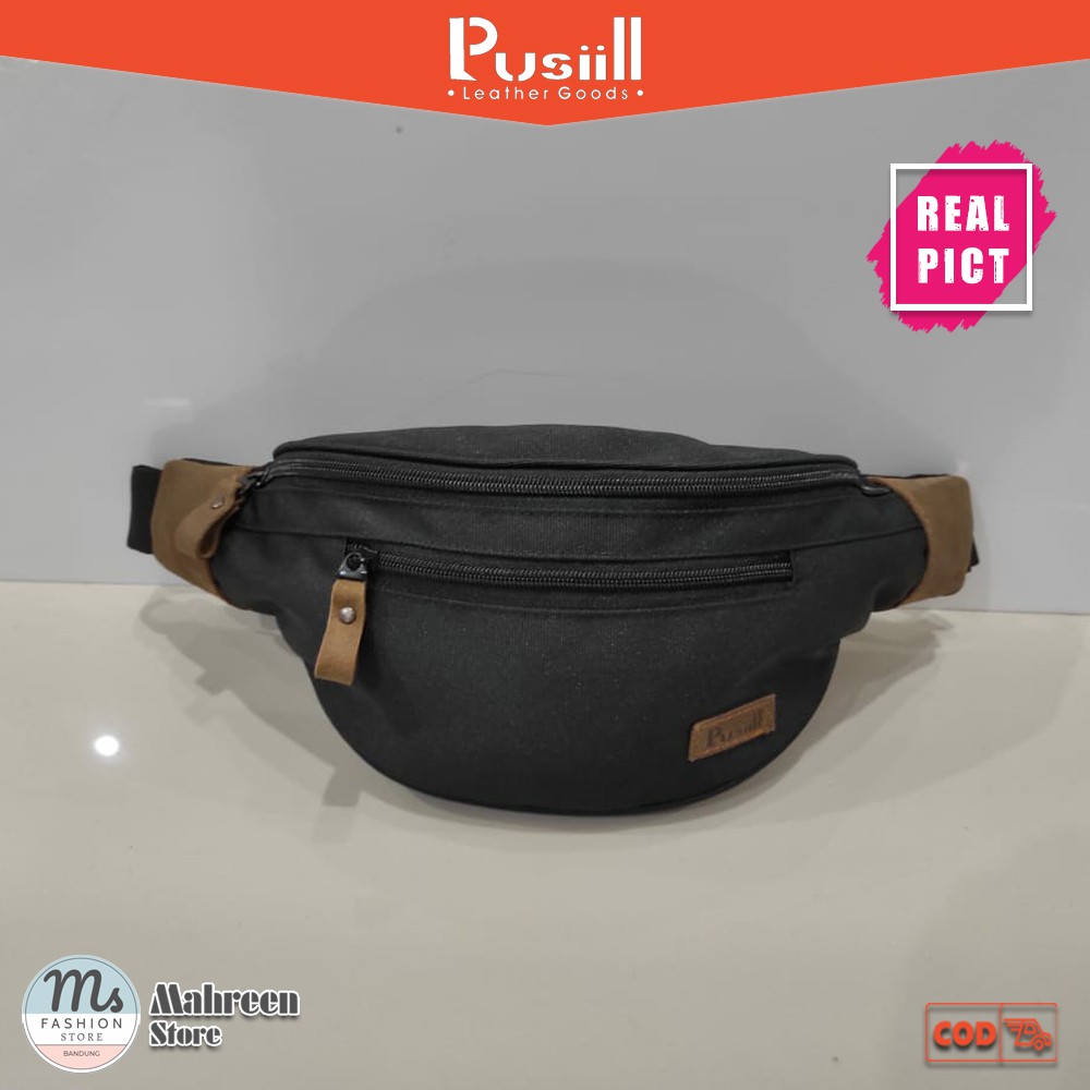 Tas Pria Tas Waistbag Tas Selempang Pria Komb Kulit Original Pusiill | XM 305