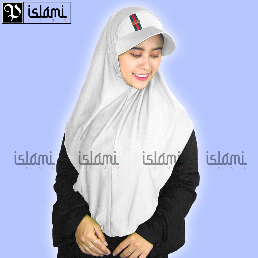 Hiijab Topi Sporty Dewasa/Kerudung Olahraga Topi/Jilbab Topi Dewasa Jersie/Hijab Instan Olahraga Top