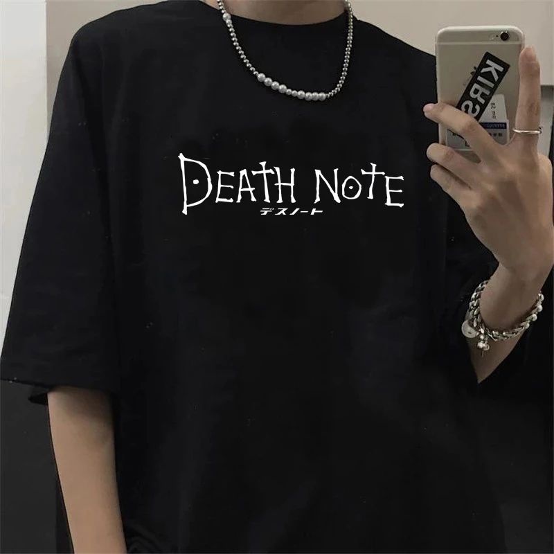 MG clothing Kaos death note kaos anime jepang death note murah tebal kaos kartun manga jumbo death n