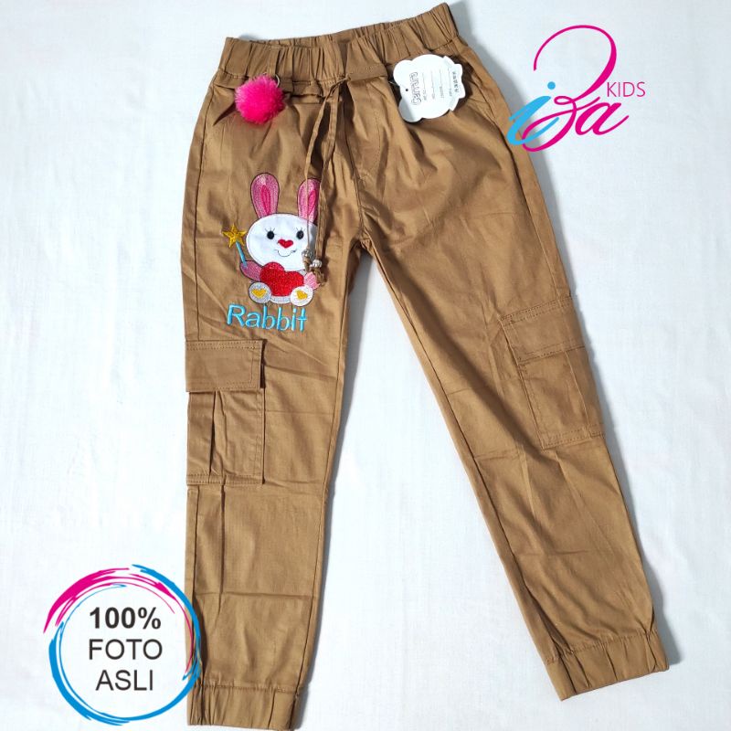 Celana Cargo Celana Panjang Anak Perempuan 8 9 10 Tahun