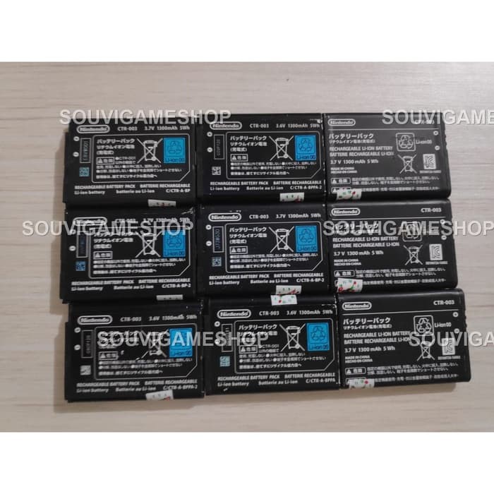 Jual Batre Original 3DS Battery Original 3DS Replacement Original
