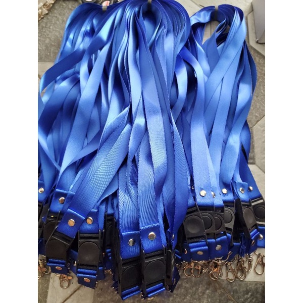 

tali lanyard id card 2 cm polos stoper