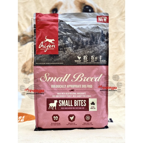 Orijen Small Breed All Life Stages 4,5 kg - Grain Free  and Holistic dog food makanan anjing sensiti
