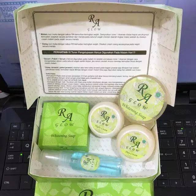 RA GLOW 100% ORIGINAL PAKET NON PENGELUPASAN