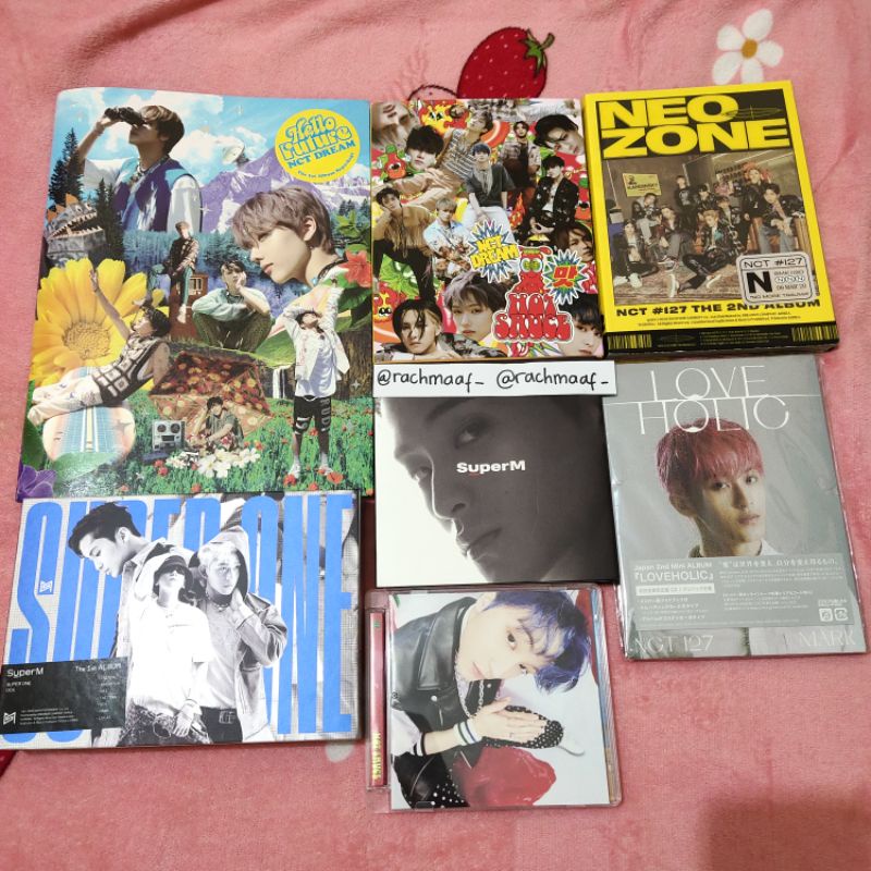 ALBUM ONLY JOPPING LOVEHOLIC JEWEL CASE MARK, SUPER ONE, HOT SAUCE, HELLO FUTURE, NEOZONE