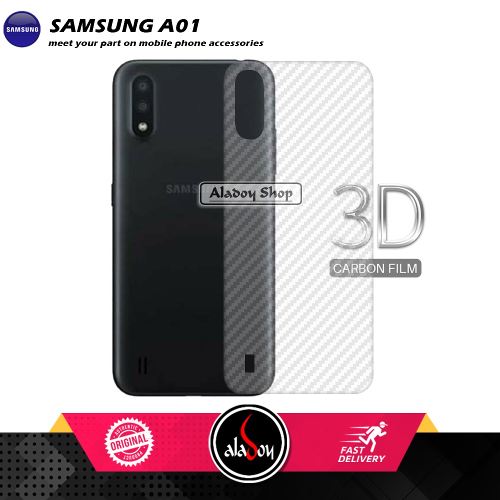 PAKET 3 IN 1 Tempered Glass Layar Smaung A01 Free Tempered Glass Camera dan Skin