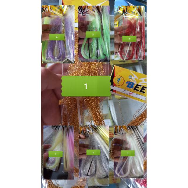 BULU MUTIARA UMPAN PANCING (BENANG KONTREKAN)