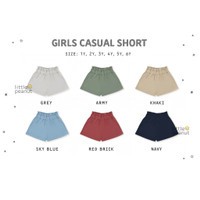 Littlepalmerhaus Girls Casual Short Celana Anak Perempuan