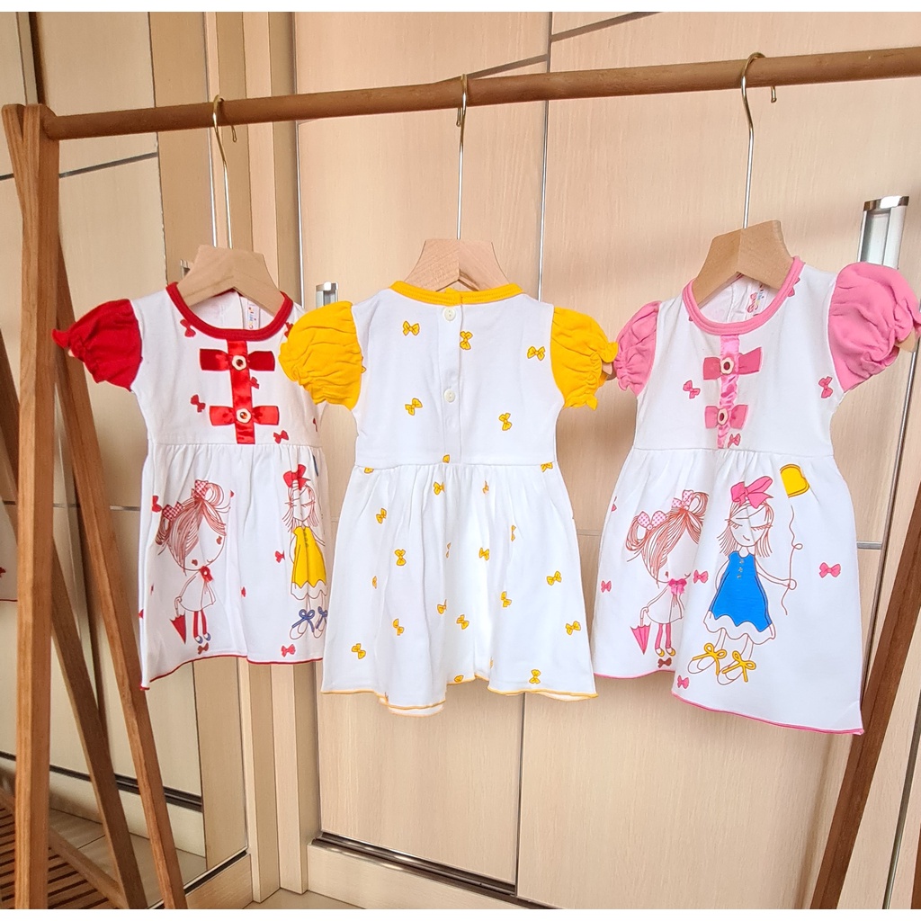 DRESS ANAK PEREMPUAN / GAUN BAYI PEREMPUAN / GAUN ANAK PEREMPUAN/ GAUN BAYI 2-3 TAHUN