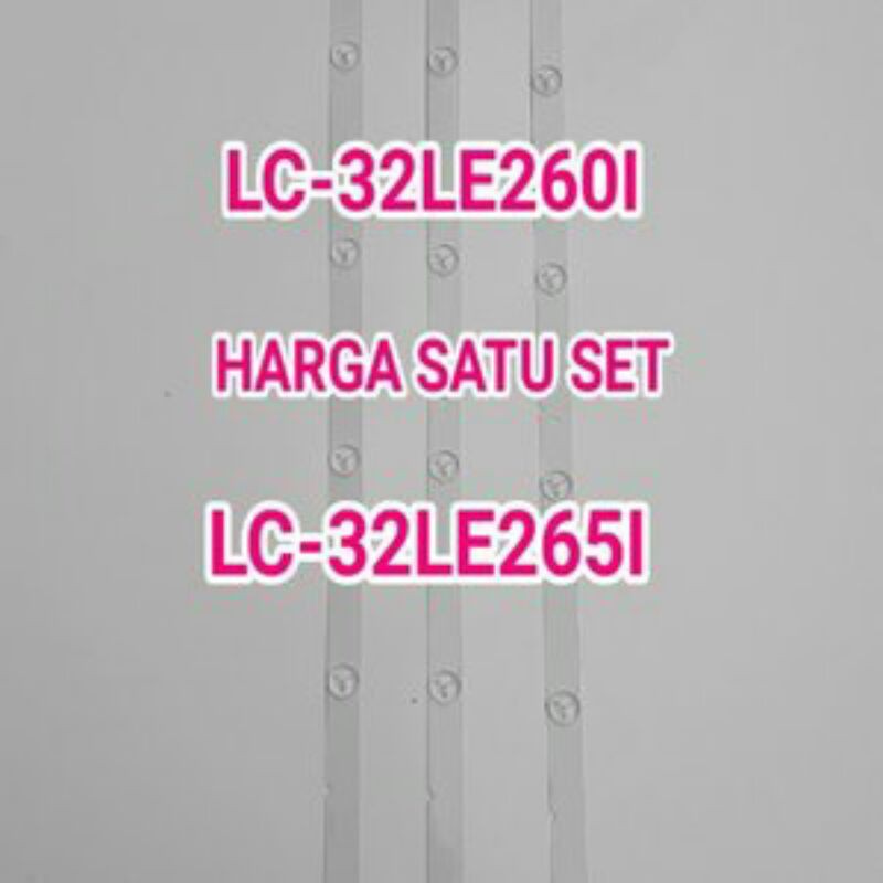 Backlight LC-32LE260I BL Sharp LC 32LE2601 Lampu Tv Sharp LC-32LE265I Asli 32LE265I