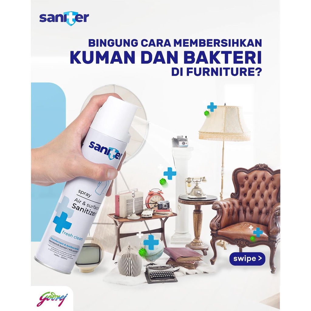Saniter Air Sanitizer Aerosol 400 ml