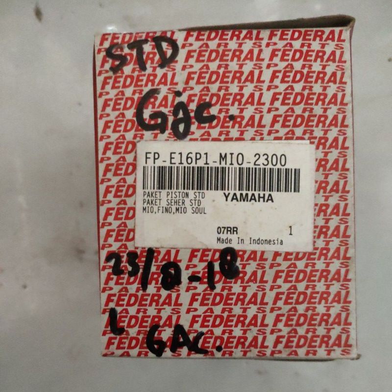 paket piston kit ring piston seher os std 25 50 75 100 125 150 175 200 yamaha mio sporty mio soul or