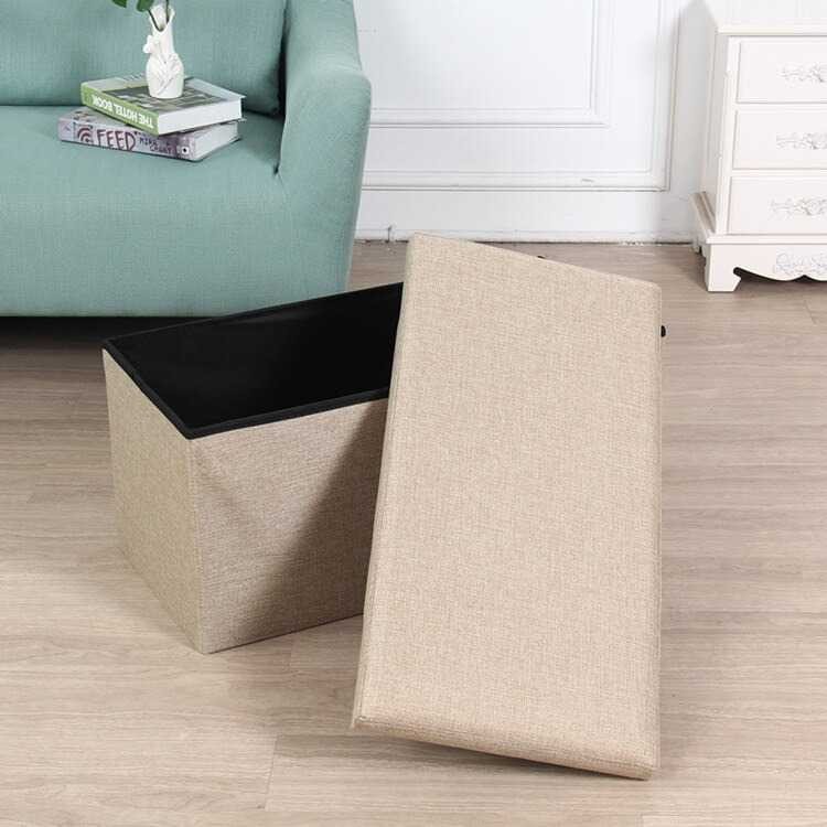 Stool Sofa Kursi Box Kotak Penyimpanan Barang Besar Bangku Serbaguna Bisa Diduduki Big Size 76x38x38 Cm