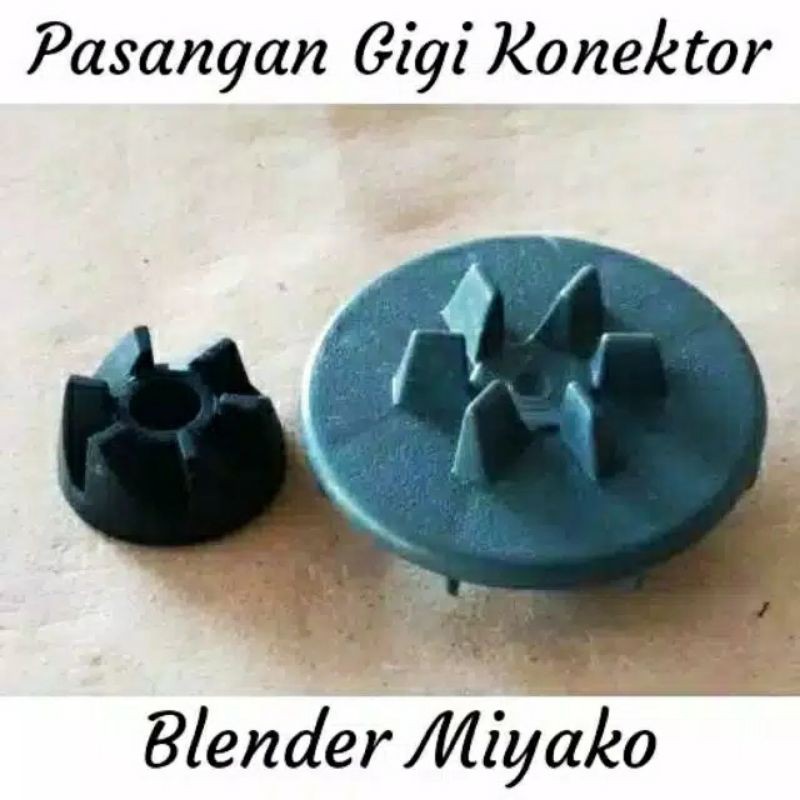 Konektor 1Set , LB ,  GIGI KARET , GEAR  , CONEKTOR MESIN BLENDER . MIYAKO   NATIONAL  , DRAT BESAR