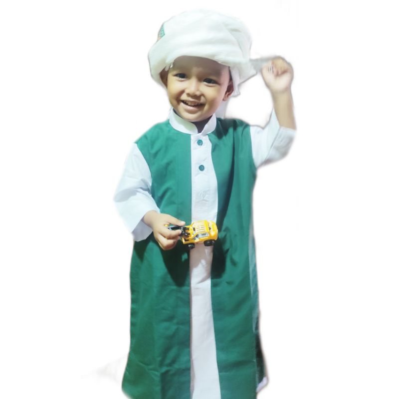 jubah anak katun cowok adem gamis anak rompi gamis anak laki katun