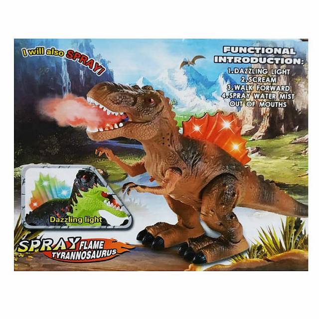 Mainan Dinosaurus Spray Flame I mainan dinosaurus bisa keluar asap