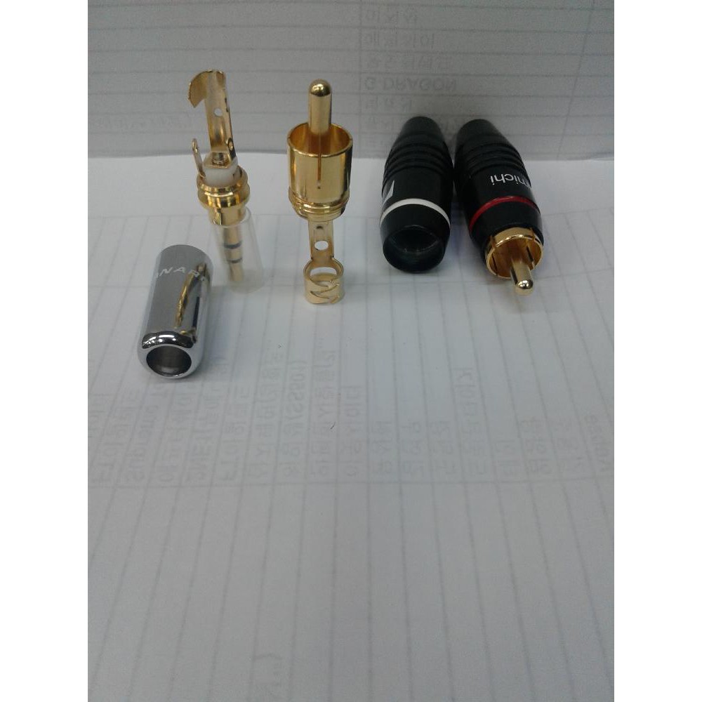 kabel aux Audio canare ori jack 3 5mm stereo to 2 RCA Nakamichi ori Terbaik