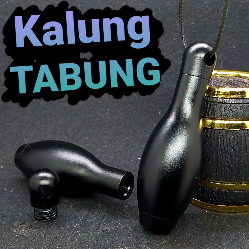 Kalung Liontin Minyak TABUNG BOTOL Jin Tek ken TITANIUM Besar VINTAGE