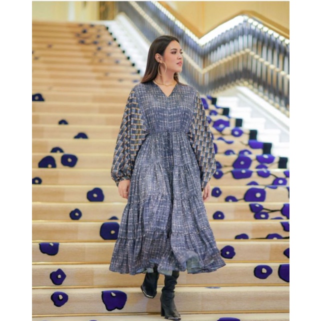 wonderful harmony ruffle dress benangjarumxraisa